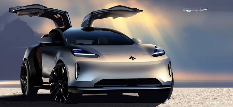 对标Model X，搭载鸥翼门？昊铂HT预告图公布-第1张图片-科技快讯