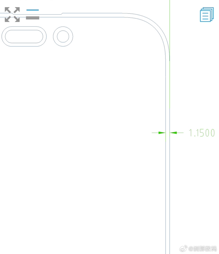 iPhone16 Pro Max设计图曝光：边框仅为1.15mm，全球最窄-第2张图片-科技快讯