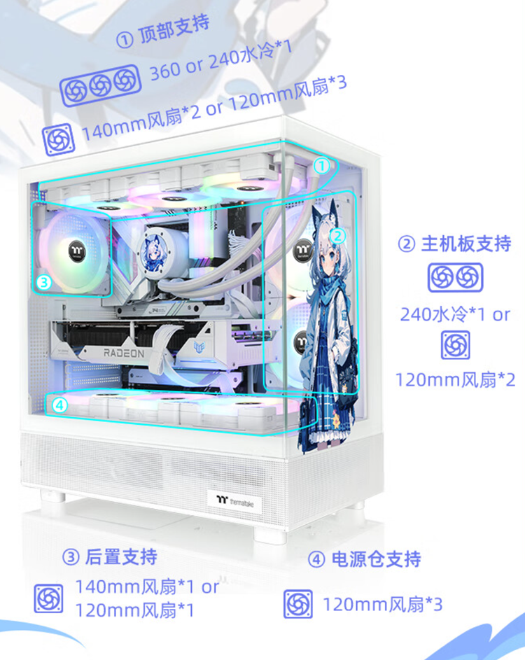Thermaltake钢影透s限定版海景房机箱 高颜值与实用性兼具   -第3张图片-科技快讯