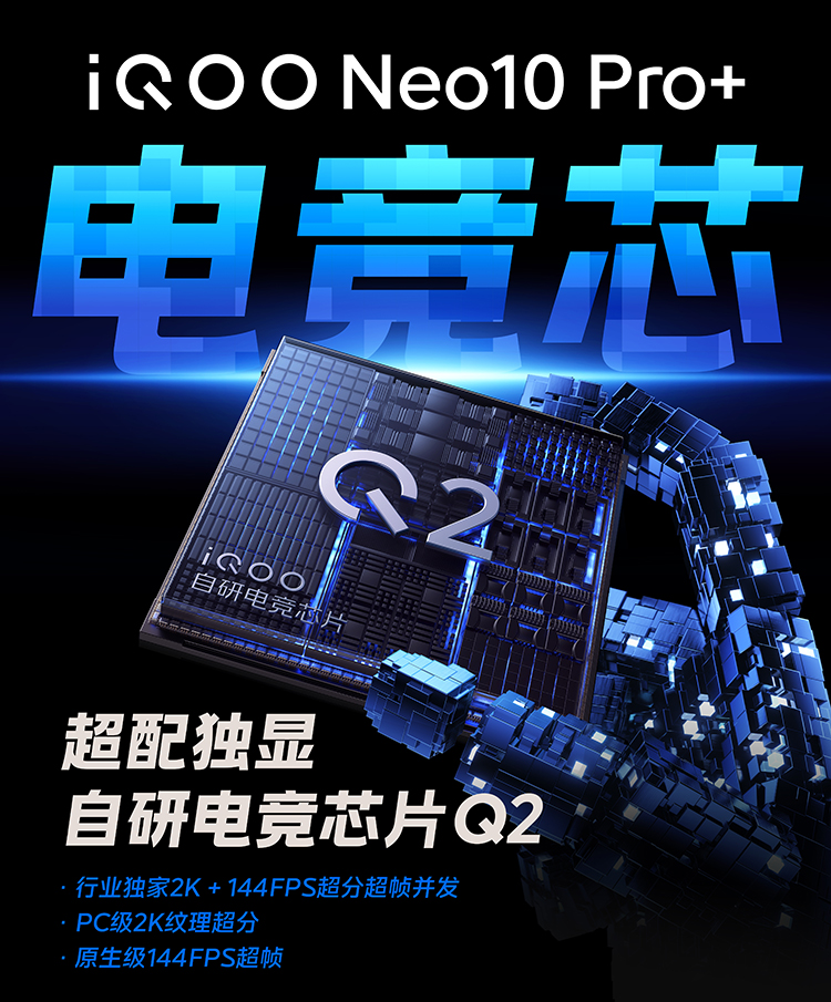 iQOO Neo10 Pro+预热称“全面超配”，放话要挑战3.5K档-第1张图片-科技快讯