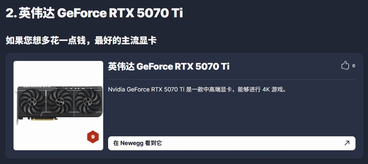 2025年更佳显卡推荐榜单出炉 N卡仅占两席-第3张图片-科技快讯
