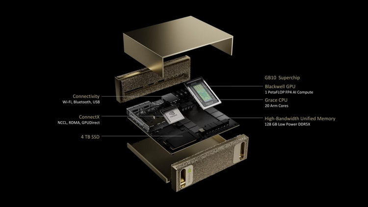 碾压苹果Mac Mini 英伟达CES2025展示Project Digits主机-第3张图片-科技快讯