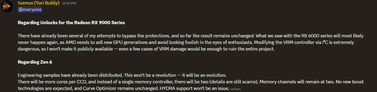 AMD Zen 6处理器支持四通道内存 性能迎来重大提升-第2张图片-科技快讯