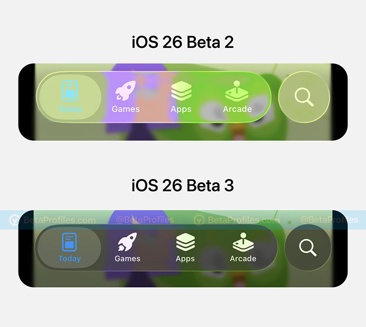 iOS 26 Beta 3更新：液态玻璃回退为磨砂玻璃引争议-第3张图片-科技快讯