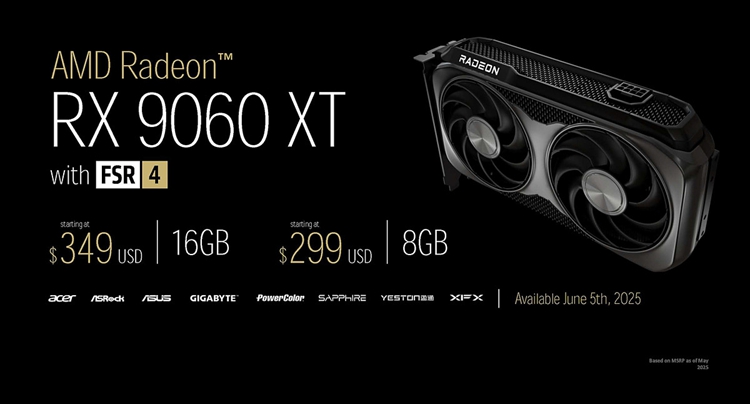 AMD回应玩家质疑Radeon RX 9060 XT 8GB显卡：大部分场景用不到大显存-第1张图片-科技快讯