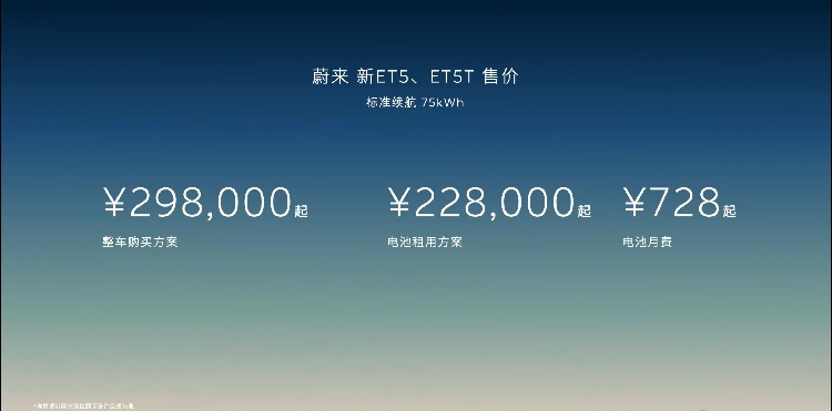29.8万起，维持原价！蔚来ET5/ET5T，还能坚持高价路线吗？-第1张图片-科技快讯