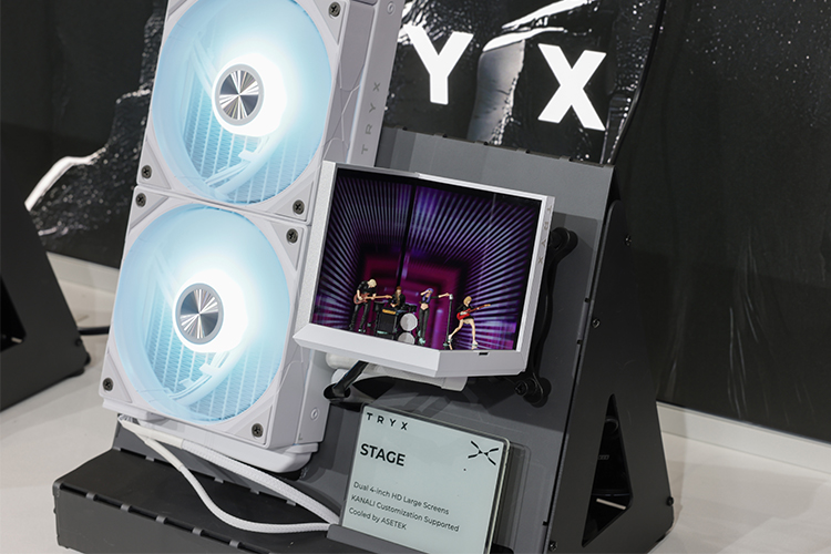 创意太赞了！TRYX在COMPUTEX 2025带来L型双屏“舞台”水冷等新奇产品-第2张图片-科技快讯