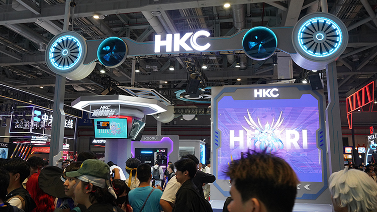 HKC黑科技显示器亮相BW2025 49英寸带鱼屏搭配750Hz高刷屏震撼全场-第1张图片-科技快讯