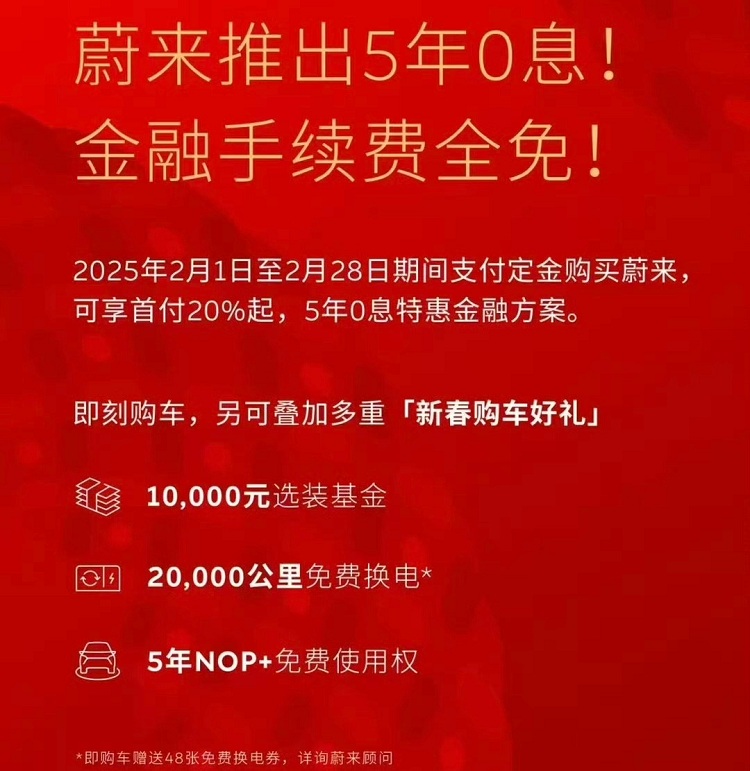 蔚来推出5年0息政策，网友：太晚了-第1张图片-科技快讯
