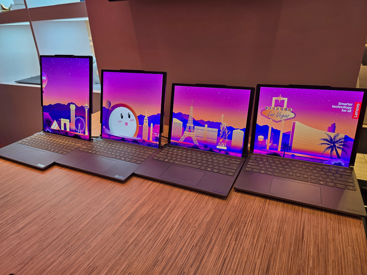 联想携海量产品亮相CES：卷轴屏PC成全场焦点-第1张图片-科技快讯