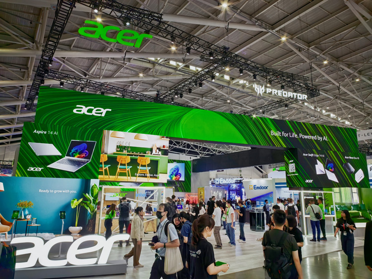 宏碁COMPUTEX 2025大放异彩！多款AI笔记本和500Hz显示器成场内焦点-第15张图片-科技快讯