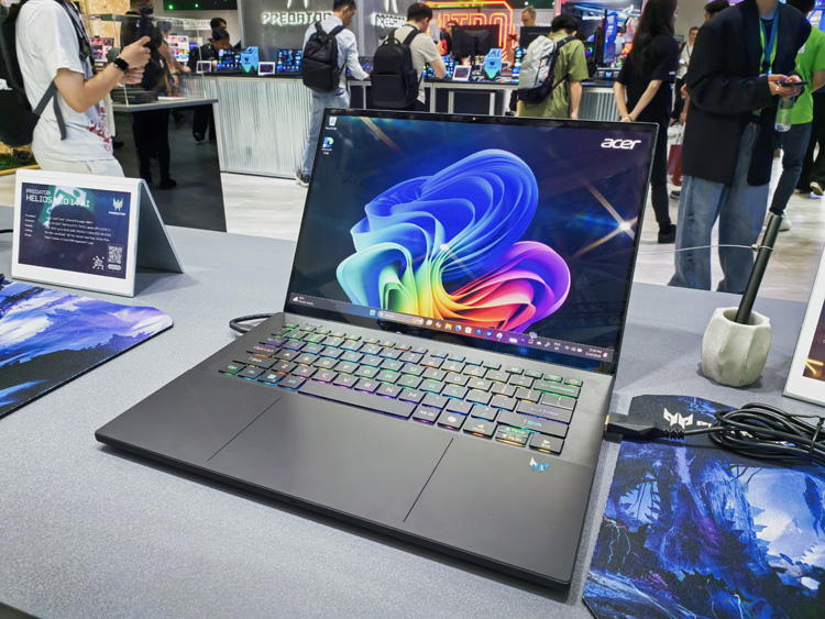 宏碁COMPUTEX 2025大放异彩！多款AI笔记本和500Hz显示器成场内焦点-第2张图片-科技快讯