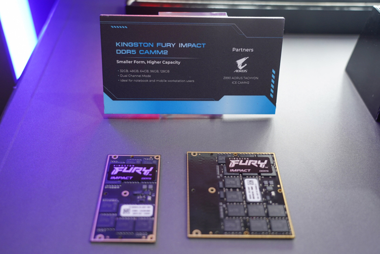内存领域新品种CAMM2引众人围观，金士顿在COMPUTEX 2025大秀肌肉-第1张图片-科技快讯