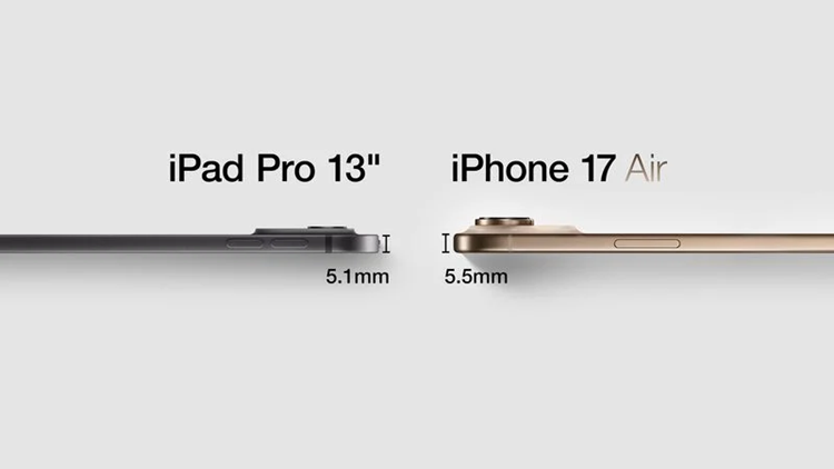 iPhone 17 Air对比图出炉：你喜欢极致轻薄吗？-第2张图片-科技快讯