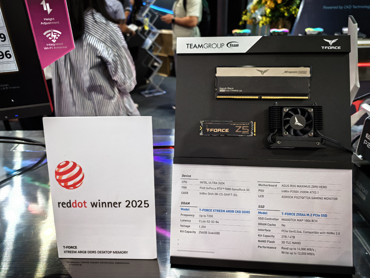 十铨为COMPUTEX 2025带来强悍存储产品，SSD读写速度双双突破14000MB/s-第2张图片-科技快讯