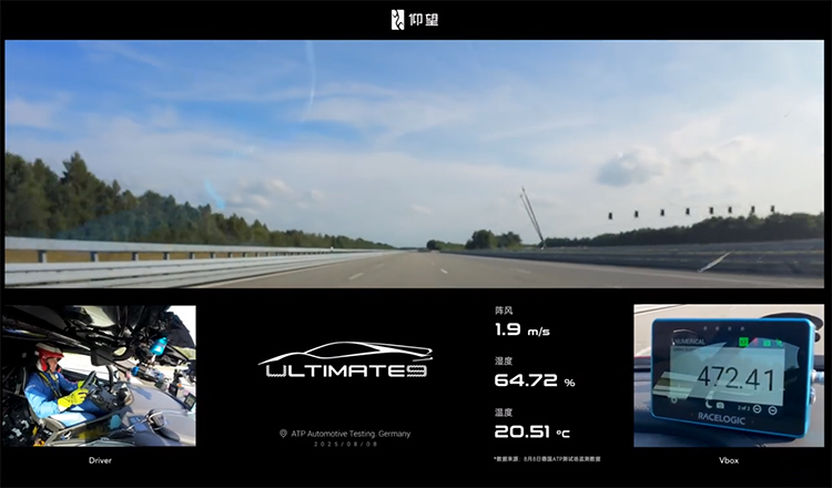 比亚迪仰望U9以472.41km/h刷新全球电动车极速纪录-第3张图片-科技快讯