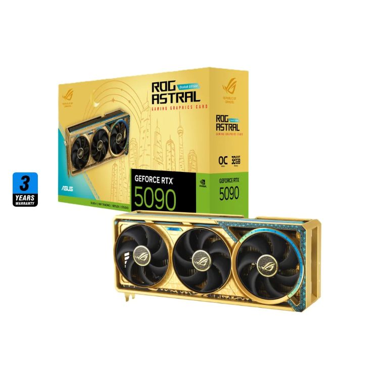 华硕推出全新RTX 5080黄金显卡 即将全球上市-第3张图片-科技快讯
