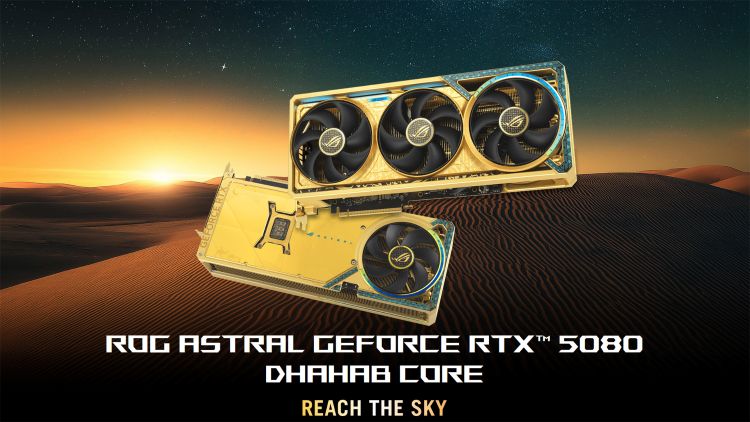 华硕推出全新RTX 5080黄金显卡 即将全球上市-第4张图片-科技快讯