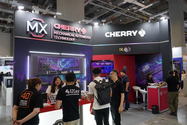 CHERRY樱桃大动作！在COMPUTEX 2025首秀IK电感轴、MK磁轴，4款新轴都很香-第1张图片-科技快讯