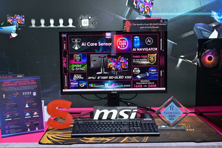 微星多款产品闪耀COMPUTEX 2025：AI智能QD-OLED显示器成C位-第2张图片-科技快讯