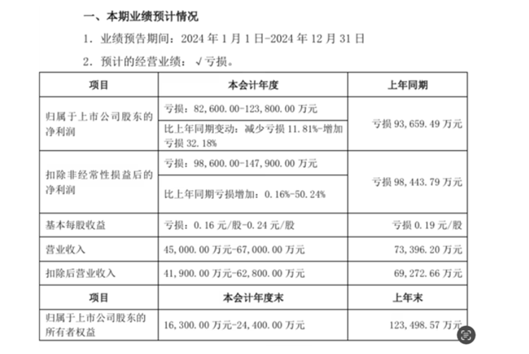 生不逢时的众泰！2024年预计亏损8.26亿-12.38亿，整车业务尚未恢复-第2张图片-科技快讯