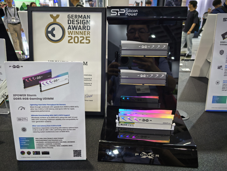 SP广颖电通亮相COMPUTEX 2025，内存与SSD双线并进，一展实力-第3张图片-科技快讯
