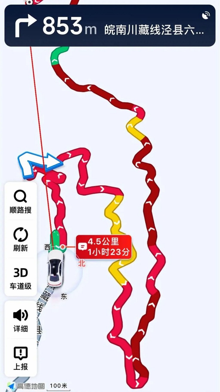 9米林肯假期硬闯川藏线？造成数小时大堵车-第2张图片-科技快讯
