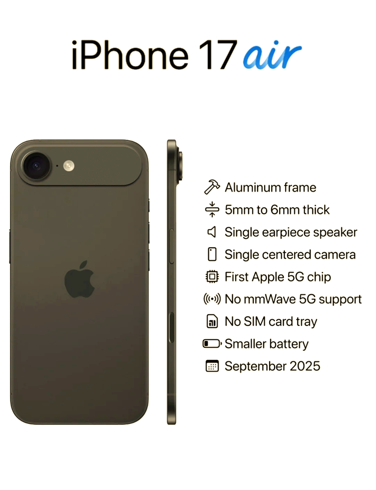 致敬还是抄袭？谷歌嘲讽iPhone 17 Air设计像自家Pixel手机-第1张图片-科技快讯