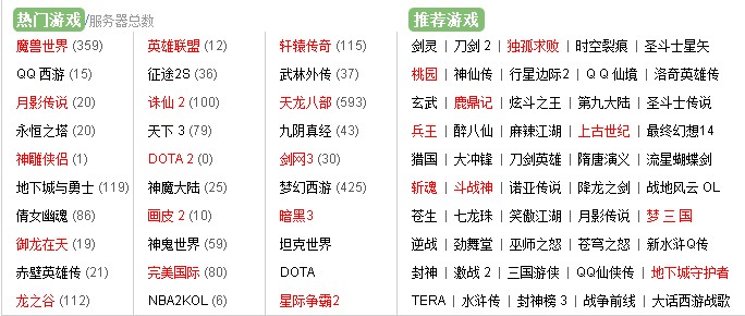 2013年大型 *** 游戏排行榜-第1张图片-科技快讯