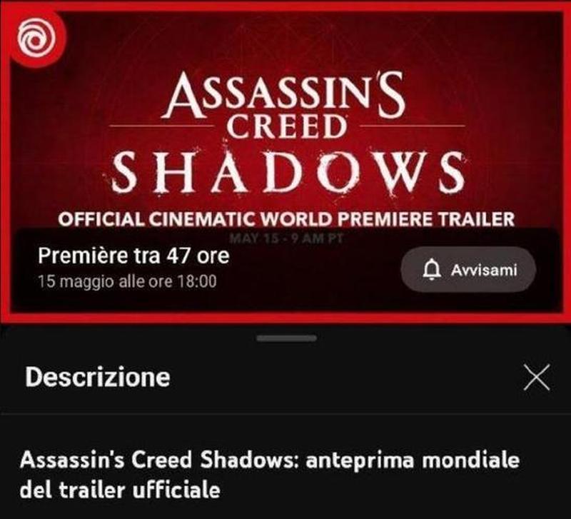 育碧公司公布《刺客信条：影》全球发行时间，支持PC、Mac、Xbox及PS5-第1张图片-科技快讯