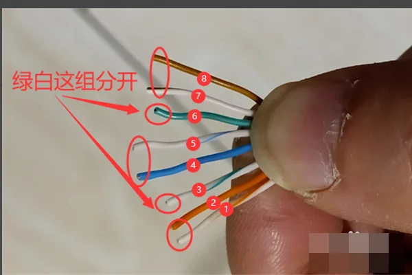 网线接头顺序是什么 网线接头的正确顺序-第2张图片-科技快讯 网线接头顺序是什么 网线接头的正确顺序-第2张图片-科技快讯
