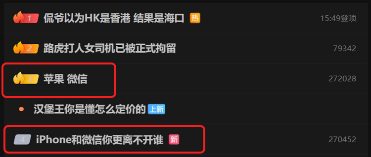 苦苹果税久矣！微信和苹果闹僵上了热搜，网友纷纷站队微信-第1张图片-科技快讯