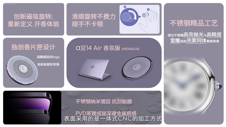 华硕联合安娜苏推出a豆14 Air 香氛版笔记本：用香味抚慰用户-第2张图片-科技快讯