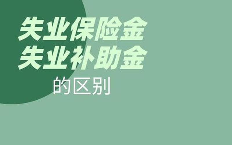 失业保险基金和失业金的区别-第1张图片-金银屋