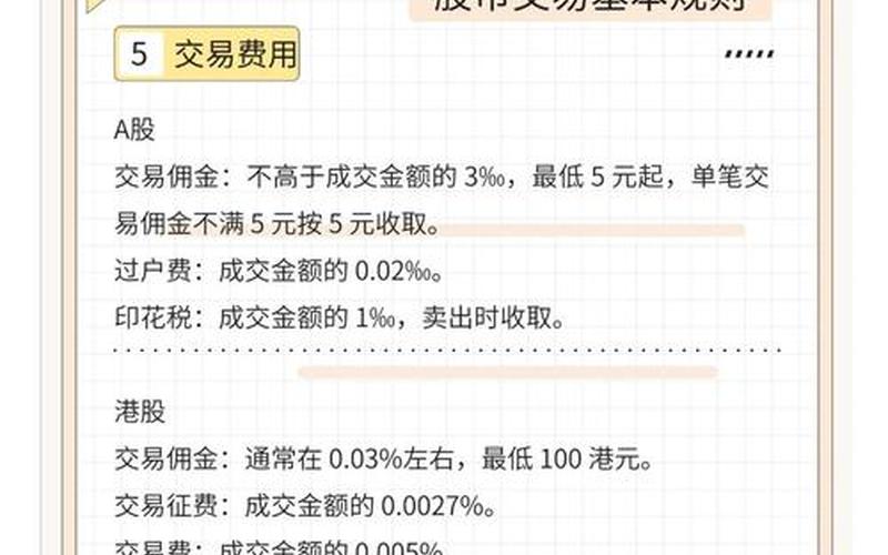股市基本交易规则-第1张图片-金银屋