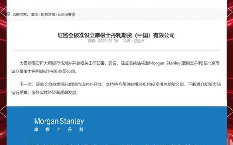 摩根士丹利投资的A股股票-第1张图片-金银屋