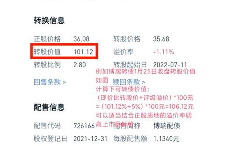 转股价格和正股价格-第1张图片-金银屋