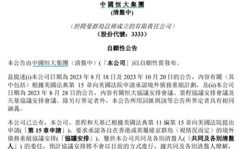 恒大资产和负债 恒大重组方案的表决过程-第1张图片-金银屋