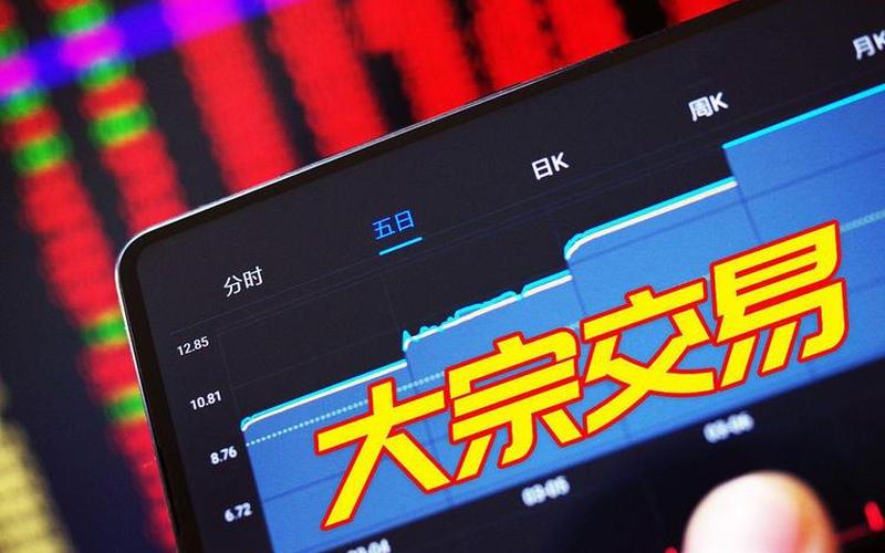 股票不断出现大宗交易-第1张图片-金银屋