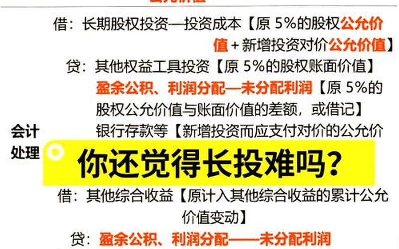投资收益长期股权投资-第1张图片-金银屋