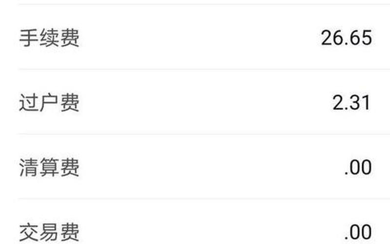 1万元股票交易费用-第1张图片-金银屋