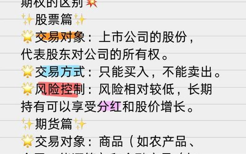 期货期权和实盘配资期权的区别-第1张图片-金银屋