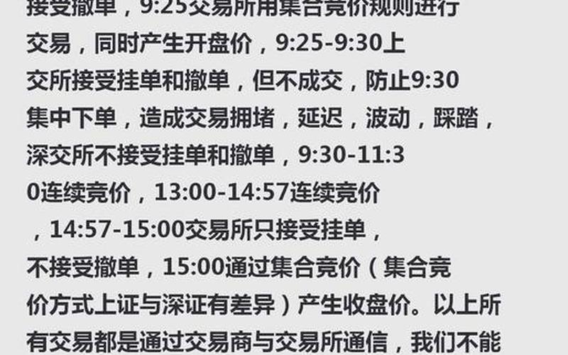 开盘委托股票买卖规则-第1张图片-金银屋