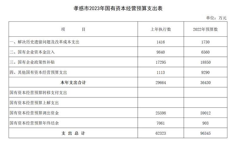 国有资本经营预算支出项目-第1张图片-金银屋