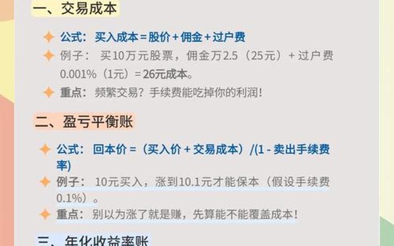 股票100股的手续费：高收益背后的一抹阴影-第1张图片-金银屋