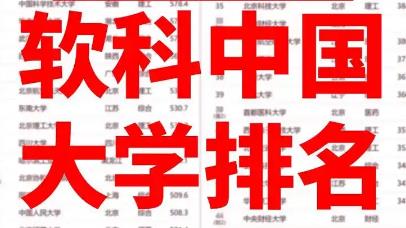 什么叫软科 软科排名是什么意思
