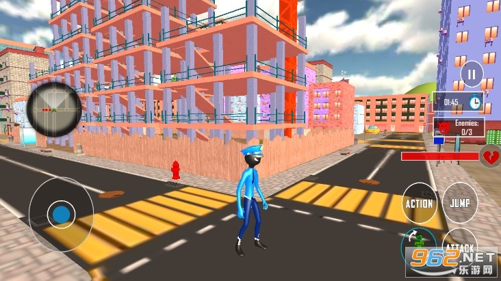 城市火柴人英雄游戏