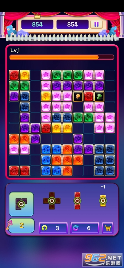 积木拼图秘密花园游戏