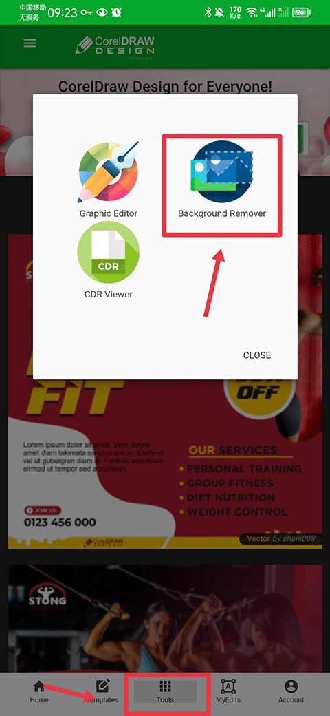 CorelDraw手机版怎么抠图1