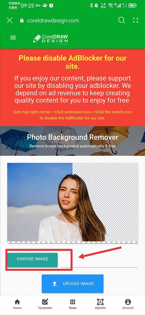 CorelDraw手机版怎么抠图2